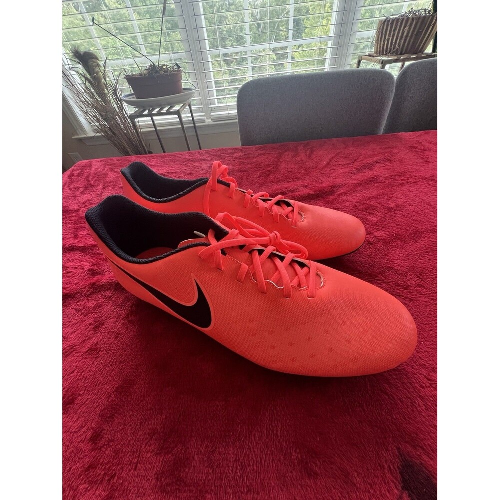 Nike Magista OLA II FG Orange Soccer Cleats Men’s 12 Green Black Logo